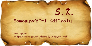 Somogyvári Károly névjegykártya